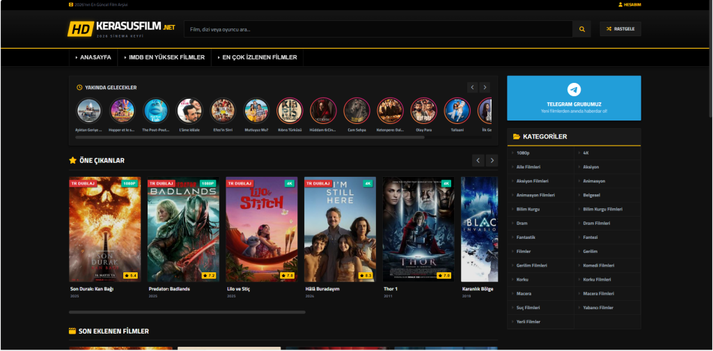 Kerasus Film 2026 WP Temamız